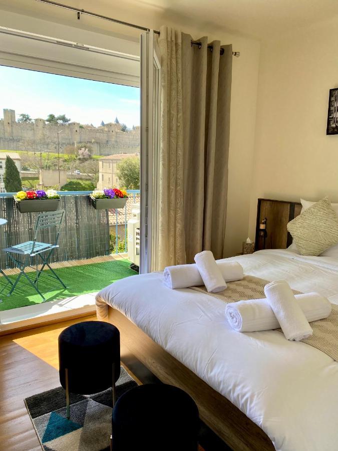 Maison Face A La Cite Carcassone Kültér fotó