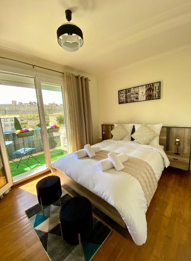 Maison Face A La Cite Carcassone Kültér fotó
